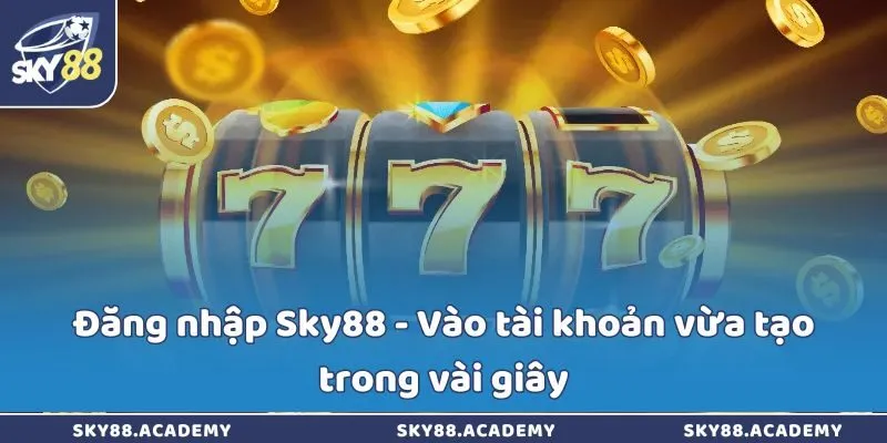 Đăng nhập Sky88 - Vào tài khoản vừa tạo trong vài giây